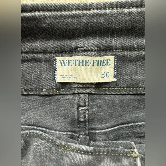 NWT Free People We the Free After Dark Mid Rise Flare Vintage Black Size… - Picture 13 of 14